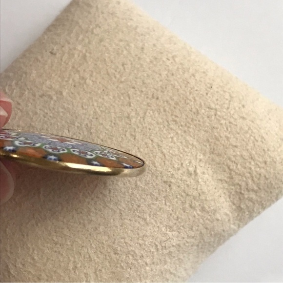 Millefiori Gilt 925 AMV Antica Murrina Venezia Handmade Murano Glass Pendant - Picture 8 of 15